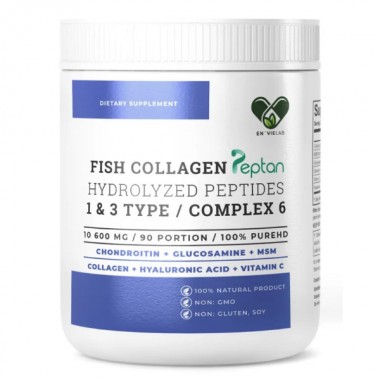 Коллаген En`vie Lab Fish Collagen Complex 6 (1&3 TYPE) 954 g /90 servings/ Pure