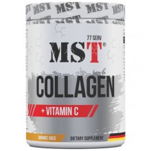 Хондропротектор (для спорта) MST Nutrition Collagen + Vitamin C 500 g /77 servings/ Orange