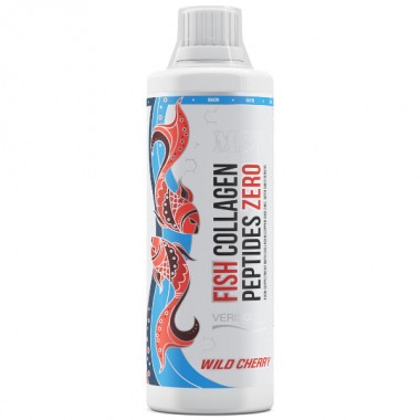 Хондропротектор (для спорта) MST Nutrition Fish Collagen Peptides Zero 500 ml /20 servings/ Wild Cherry