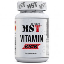 Витаминно-минеральный комплекс для спорта MST Nutrition Vitamin KICK 60 Tabs