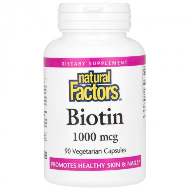 Биотин Natural Factors Biotin 1000 mcg 90 Veg Caps Биотин Natural Factors Biotin 1000 mcg 90 Veg Caps