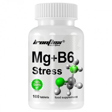 Витаминно-минеральный комплекс для спорта IronFlex Mg + B6 Stress 100 Tabs Витаминно-минеральный комплекс для спорта IronFlex Mg + B6 Stress 100 Tabs