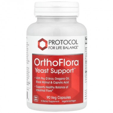 Комплекс для пищеварения Protocol for Life Balance OrthoFlora Yeast Support 90 Veg Caps
