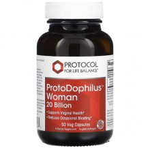 Пробиотик Protocol for Life Balance ProtoDophilus Woman 20 Billion 50 Veg Caps