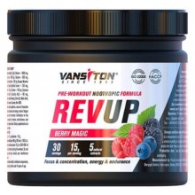 Комплекс до тренировки Vansiton Revup 450 g /30 servings/ Berry Magic