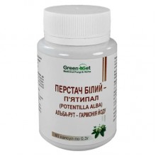 Комплекс для профилактики щитовидной железы GreenSet Лапчатка Белая - Пятипал (Potenlilla alba) Альба - Рут - Гармония Йода 60 капсул