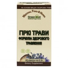 Улучшение работы кишечника GreenSet Горькие Травы - Формула Здорового Пищеварения 60 капсул Улучшение работы кишечника GreenSet Горькие Травы - Формула Здорового Пищеварения 60 капсул