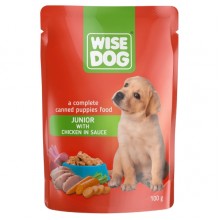 Wise Dog Chicken in sauce Курица в соусе для собак 100 г (24 шт/уп)