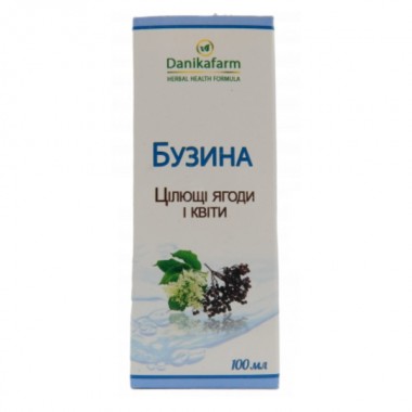 Противопростудное средство DanikaFarm БАЖ Бузина - целебные ягоды и цветы 100 мл
