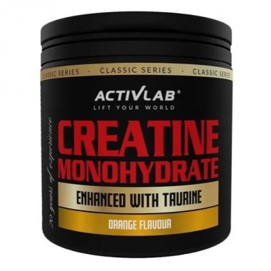 Креатин моногидрат Activlab Classic Series Creatine Monohydrate Enhanced With Taurine 300 g /50 servings/ Orange