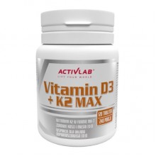 Мультивитамины для спорта Activlab Vitamin D3 + K2 Max 120 Tabs