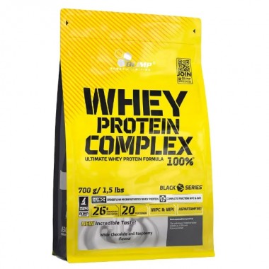 Протеин Olimp Nutrition Whey Protein Complex 100% 700 g /20 servings/ White Chocolate Raspberry
