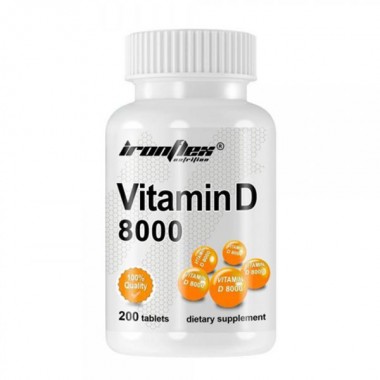 Витамин D для спорта IronFlex Vitamin D3 8000 200 Tabs Витамин D для спорта IronFlex Vitamin D3 8000 200 Tabs