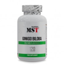 Гинкго Билоба для спорта MST Nutrition Ginkgo Biloba 120 Caps
