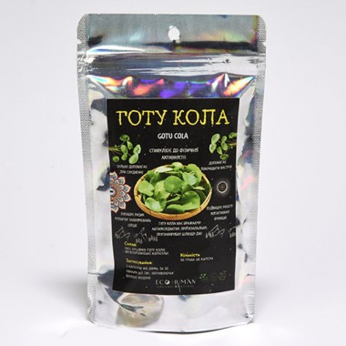 Комплекс для профилактики давления и кровообращения Ecohuman Gotu Cola 60 Caps Комплекс для профилактики давления и кровообращения Ecohuman Gotu Cola 60 Caps