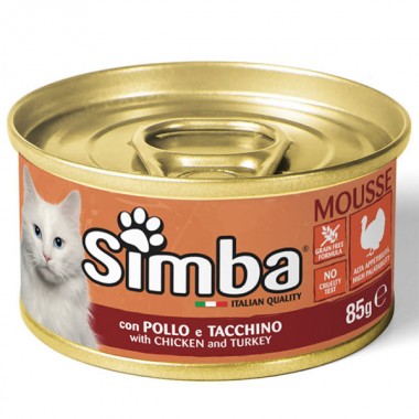  Monge Simba Cat Wet курица и индейка 0,085 Кг