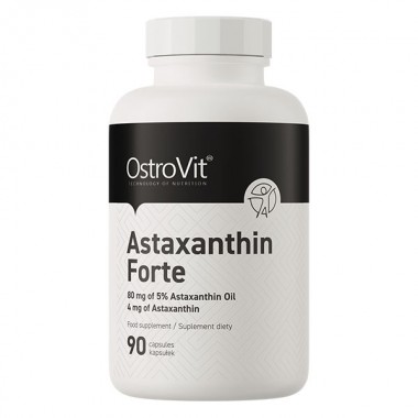 Астаксантин для спорта OstroVit Astaxanthin Forte 90 Caps