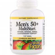 Витаминно-минеральный комплекс для мужчин Natural Factors Men's 50+ MultiStart Complete Spectrum 120 Tabs
