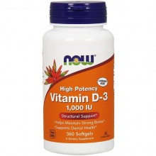 Витамин D NOW Foods Vitamin D-3 1000 IU 360 Softgels Витамин D NOW Foods Vitamin D-3 1000 IU 360 Softgels