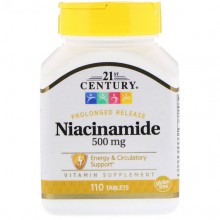 Ниацин 21st Century Niacinamide 500 mg 110 Tabs Ниацин 21st Century Niacinamide 500 mg 110 Tabs