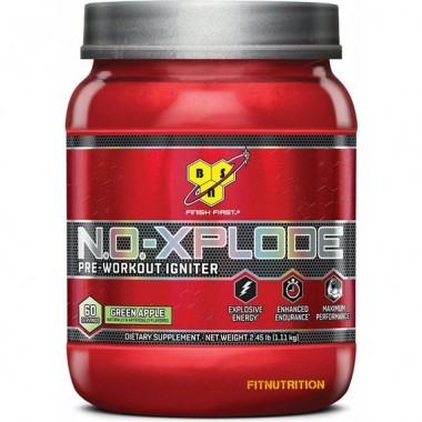 Комплекс до тренировки BSN N.O.-Xplode Pre-Workout Igniter 1100 g /60 servings/ Green Apple Комплекс до тренировки BSN N.O.-Xplode Pre-Workout Igniter 1100 g /60 servings/ Green Apple