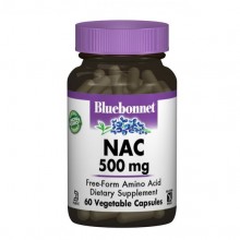 Ацетилцистеин Bluebonnet Nutrition NAC (N-Ацетил-L-Цистеин) 500 mg 60 Caps Ацетилцистеин Bluebonnet Nutrition NAC (N-Ацетил-L-Цистеин) 500 mg 60 Caps