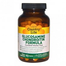 Препарат для суставов и связок Country Life Glucosamine/Chondroitin Formula 90 Caps