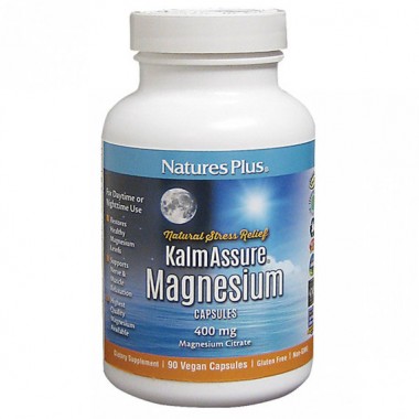 Микроэлемент Магний Nature's Plus KalmAssure Magnesium 400 mg 90 Veg Caps Микроэлемент Магний Nature's Plus KalmAssure Magnesium 400 mg 90 Veg Caps