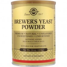 Пивные дрожжи Solgar Brewer's Yeast Powder 14 oz 400 g /13 servings/
