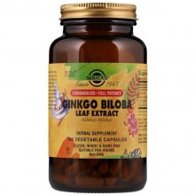 Гинкго Билоба Solgar SFP Ginkgo Biloba Leaf Extract 180 Veg Caps