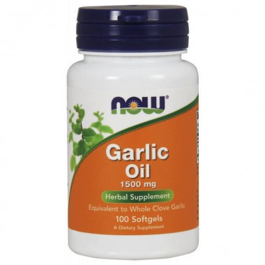 Чеснок NOW Foods Garlic Oil 1500 mg 100 Softgels Чеснок NOW Foods Garlic Oil 1500 mg 100 Softgels