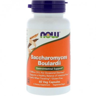 Сахаромицеты Буларди NOW Foods Saccharomyces Boulardi 60 Veg Caps