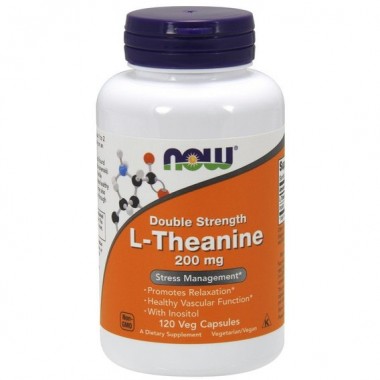 Теанин NOW Foods L-Theanine 200 mg 120 Veg Caps