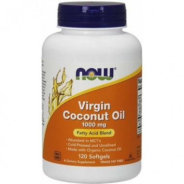 Масло кокосовое NOW Foods Coconut Oil 1000 mg 120 Softgels