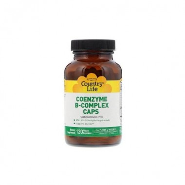 В комплекс Country Life Coenzyme B-Complex 120 Veg Caps В комплекс Country Life Coenzyme B-Complex 120 Veg Caps