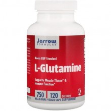 Глютамин Jarrow Formulas L-Glutamine 750 mg 120 Veg Caps