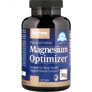 Микроэлемент Магний Jarrow Formulas Magnesium Optimizer 200 Tabs