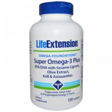 Омега 3 Life Extension Omega Foundations Super Omega-3 Plus 120 Softgels Омега 3 Life Extension Omega Foundations Super Omega-3 Plus 120 Softgels