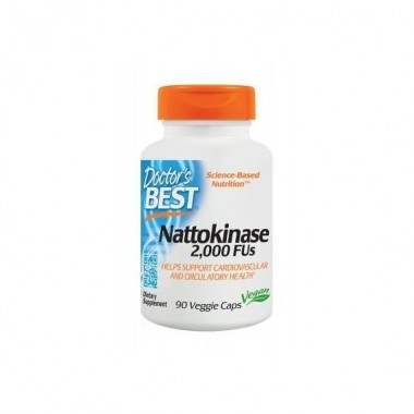 Комплекс для профилактики давления и кровообращения Doctor's Best Nattokinase 2,000 FU 90 Veg Caps