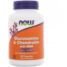 Препарат для суставов и связок NOW Foods Glucosamine & Chondroitin with MSM 90 Caps Препарат для суставов и связок NOW Foods Glucosamine & Chondroitin with MSM 90 Caps