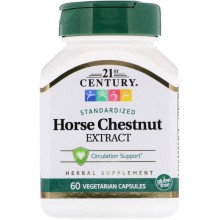 Экстракт конского каштана 21st Century Horse Chestnut Seed Extract Standardized 60 Veg Caps CEN-21781 Экстракт конского каштана 21st Century Horse Chestnut Seed Extract Standardized 60 Veg Caps CEN-21781