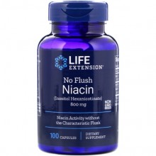 Ниацин Life Extension No Flush Niacin 800 mg 100 Caps LEX-37310 Ниацин Life Extension No Flush Niacin 800 mg 100 Caps LEX-37310