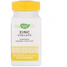 Микроэлемент Цинк Nature's Way Zinc Chelate 30 mg 100 Caps NWY-41091 Микроэлемент Цинк Nature's Way Zinc Chelate 30 mg 100 Caps NWY-41091