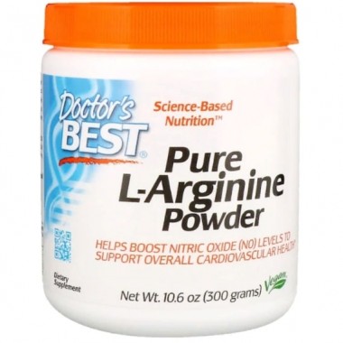 Аргинин Doctor's Best Pure L-Arginine Powder, 10.6 oz 300 g /50 servings/ DRB-00374 Аргинин Doctor's Best Pure L-Arginine Powder, 10.6 oz 300 g /50 servings/ DRB-00374