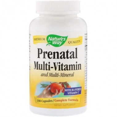 Витаминно-минеральный комплекс Nature's Way Prenatal Multi-Vitamin and Multi-Mineral 180 Caps NWY45130
