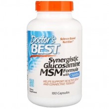 Препарат для суставов и связок Doctor's Best Synergistic Glucosamine MSM Formula, with OptiMSM 180 Caps DRB-00070