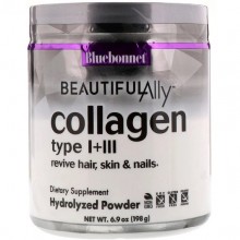 Коллаген Bluebonnet Nutrition Beautiful Ally Collagen Type I + III, 6.9 Oz 198 g /30 servings/ BLB1508 Коллаген Bluebonnet Nutrition Beautiful Ally Collagen Type I + III, 6.9 Oz 198 g /30 servings/ BLB1508