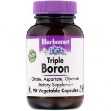Микроэлемент Бор Bluebonnet Nutrition Triple Boron 3 mg 90 Veg Caps BLB0685