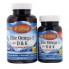 Омега 3 Carlson Labs Elite Omega-3 Plus D & K, 60+30 Soft Gels Natural Lemon Flavor CAR-17540