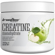 Креатин моногидрат IronFlex Creatine Monohydrate 300 g /120 servings/ Apple